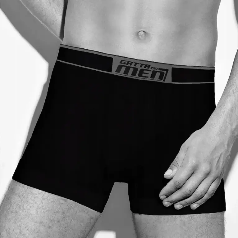 Boxer Cotton Negru