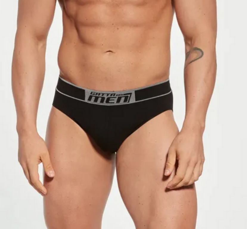 Slip Cotton Negru