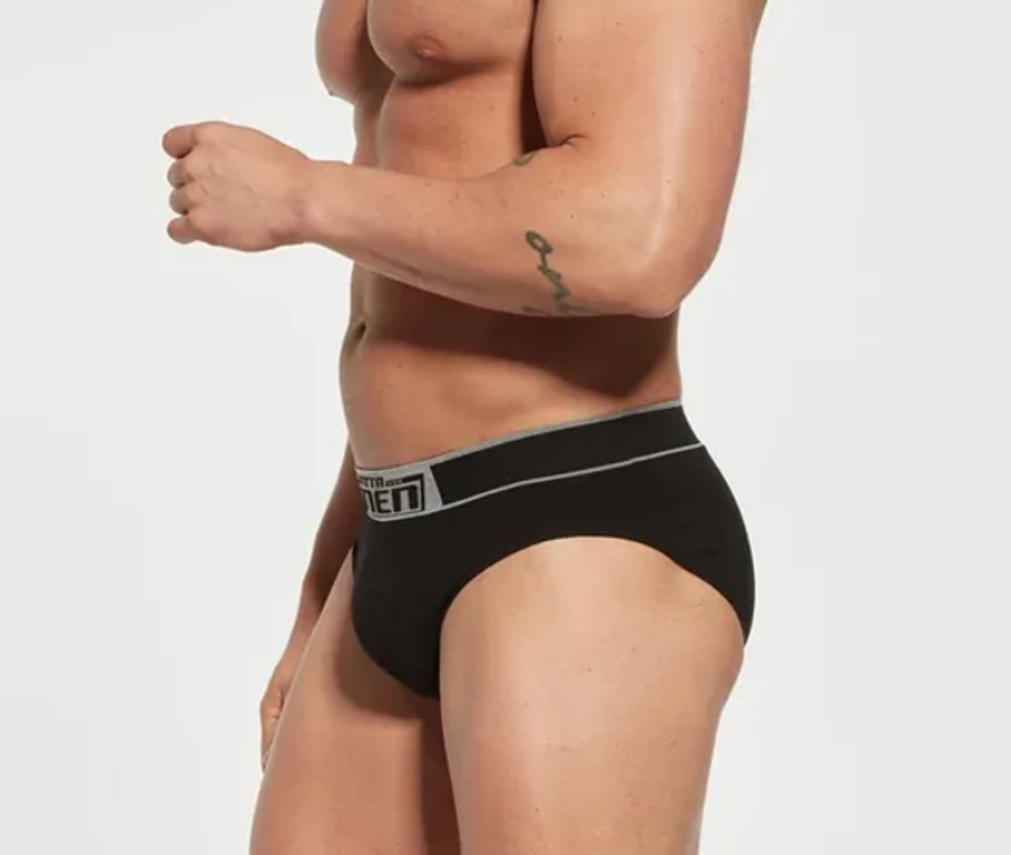 Slip Cotton Negru