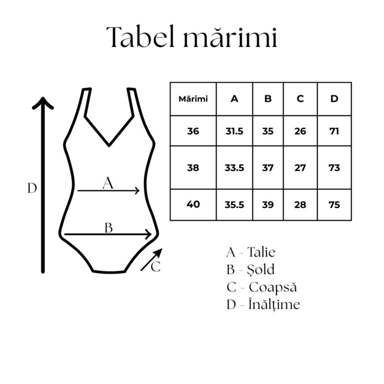 Costum de baie Léa 42 Maro