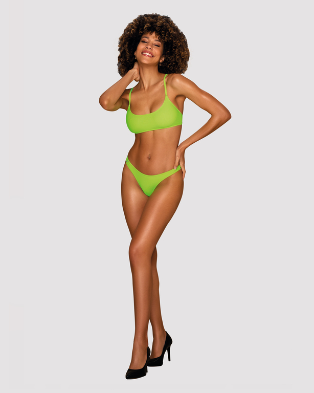 Costum de baie Mexico Beach Verde Neon