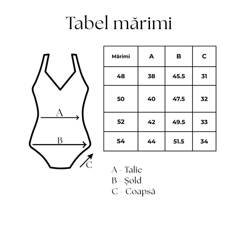 Costum de baie Nicolle 46 Negru
