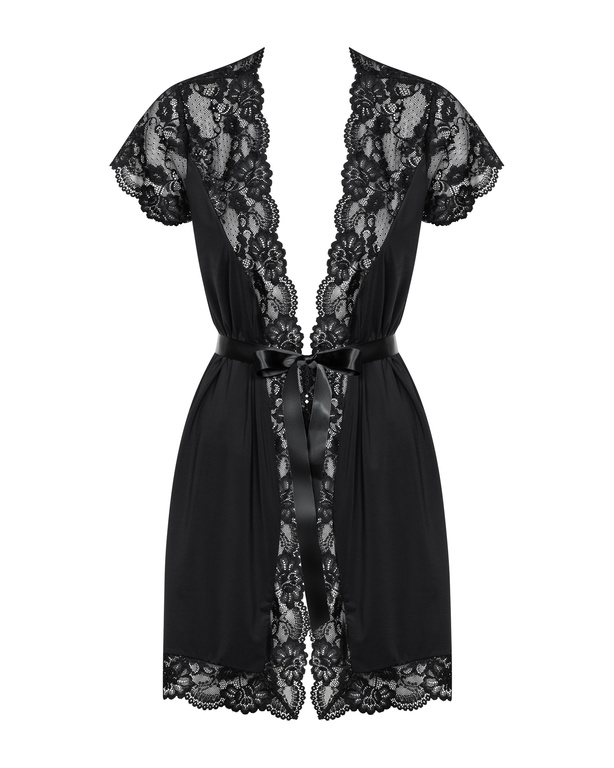 Halat Peignoir Negru