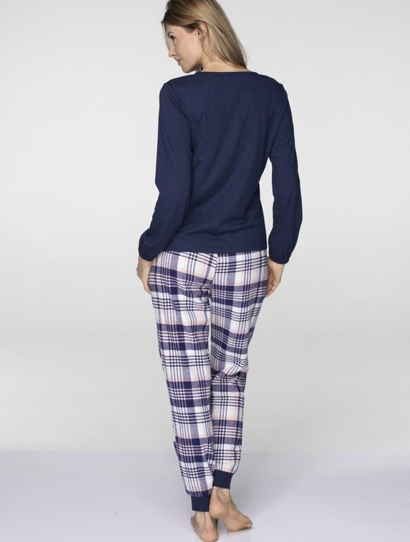 Pijama lns 413 Albastru
