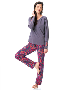 Pijama LNS 783 Gri