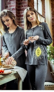 Pijama lns 814 Gri