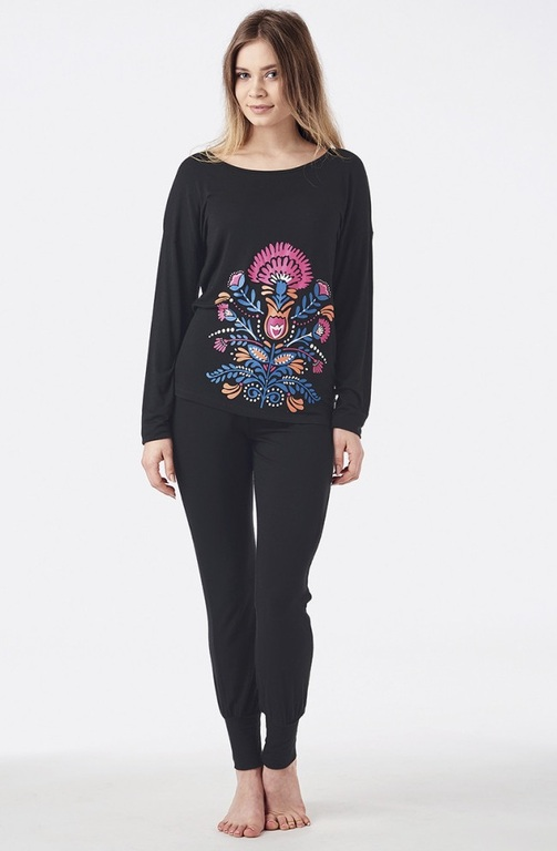 Pijama  lhs 585 Negru